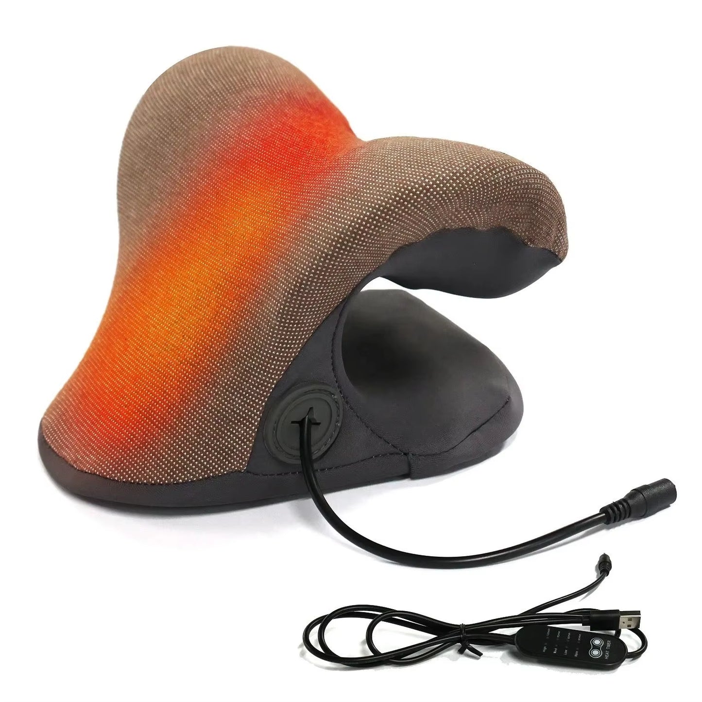 Phenitech Heated Neck Stretcher, Portable Cordless Neck Shoulder Cervical Traction Device Massage Pillow with Graphene Heating