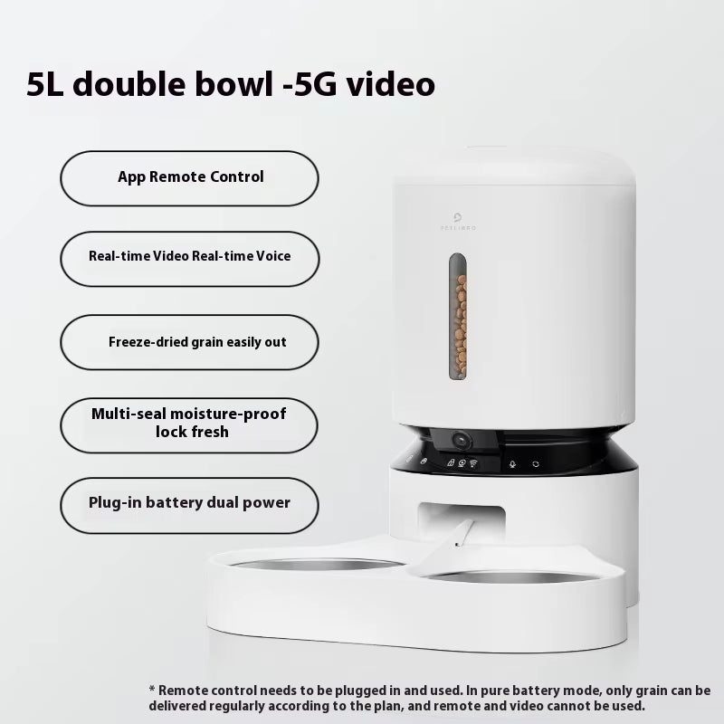 PETLIBRO Smart Wireless Automatic Pet Feeder Timed Quantitative Cat Food Dispenser Plastic Bowl Packaged in Box for Cats Dogs